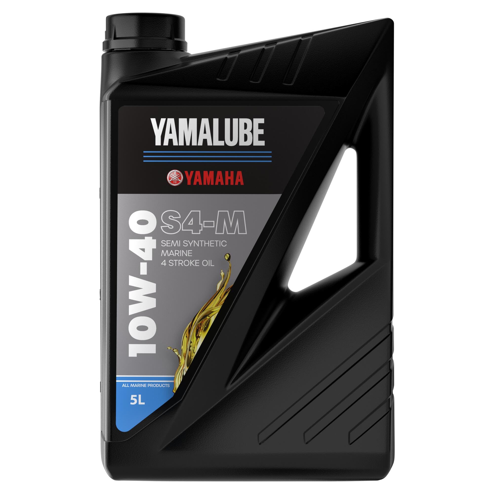 YAMALUBE Premium Synthetic 10W-40 3缶 Yamaha Yamalube 10W-40 Semi-Synthetic Marine 4-Stroke Engine Oil